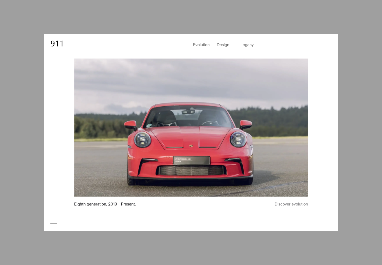 The Soul of the 911 — intro section